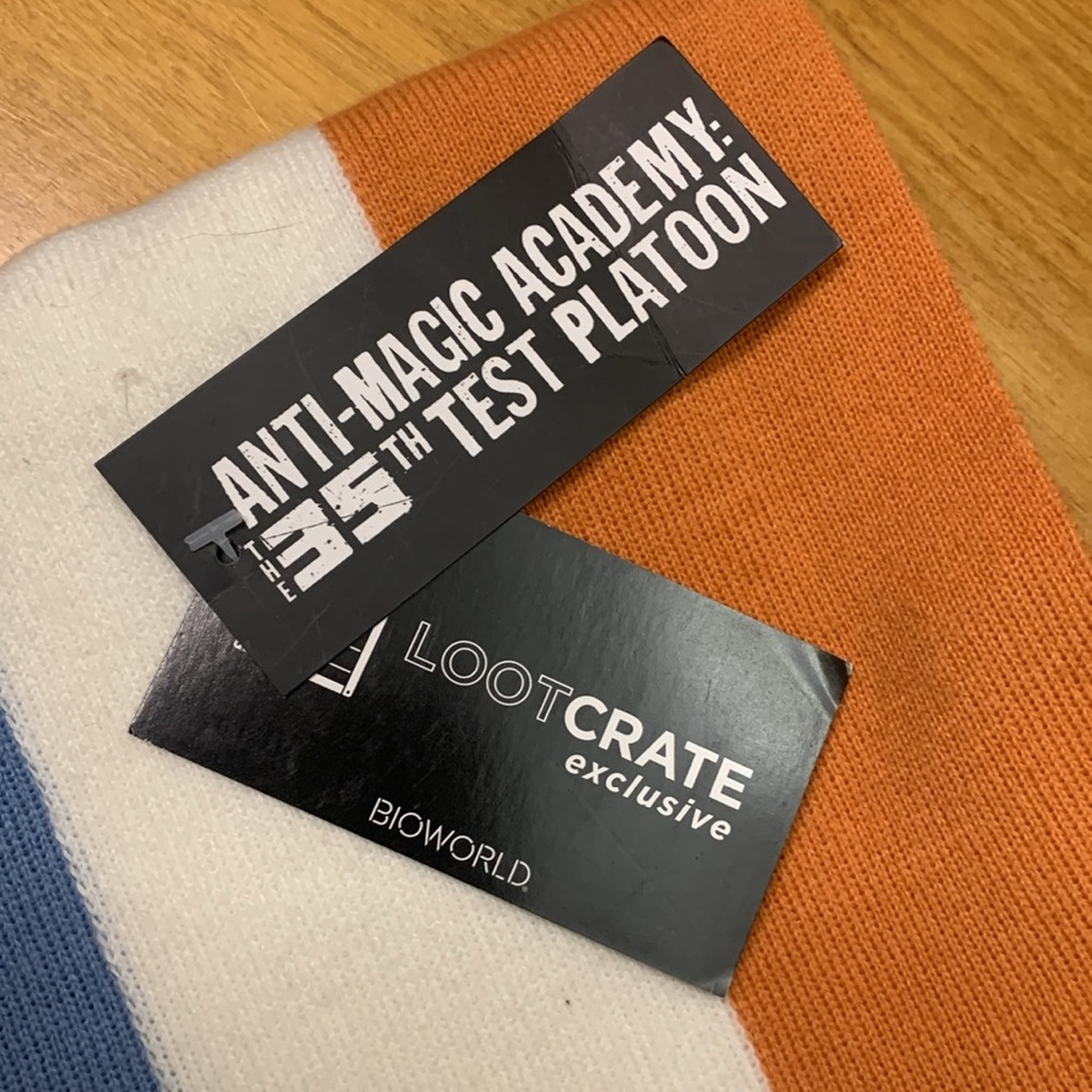 Anti-Magic Academy 35th Test Platoon Loot Crate winter scarf 2016 anime Yanagimi - Picture 4 of 9